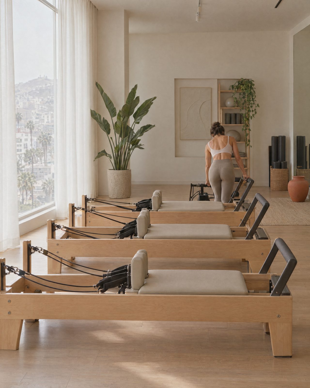 Sala de un estudio de pilates